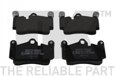 Колодки гальмівні (задні) Audi Q7/VW Touareg 2.5D-6.0D 02 NK 224773 Купити в Україні