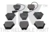 Фото Колодки гальмівні (передні) Audi A4 97-01/A6 97-05/VW Passat B5 00-05/Phaeton 02-08 (+датчики) NK (224780) зображення 1