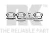 Фото Колодки гальмівні (задні) VW T6 15 NK (224786) зображення 2