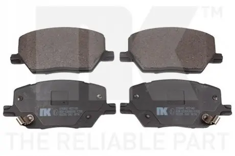 Колодки гальмівні (передні) Fiat 500X 1.4-1.6/1.6-2.0D 14-/ Jeep Renegade1.4-1.6/2.0CRD 14 NK 229340 Купити в Україні