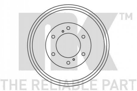 Тормозной барабан NK 262204