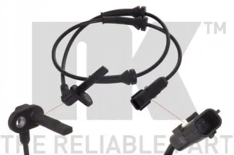 Датчик ABS передній лівий RENAULT LAGUNA, LAGUNA III 1.5D-3.5 10.07 NK 293932 Купити в Україні