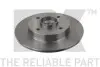 Фото Диск гальмівний (задній) Citroen C3/C4 /Peugeot 207/307 05- (249х9) (+ABS) (з підшипником) NK (311952) зображення 4