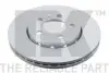 Фото Диск гальмівний (передній) Skoda Octavia/Fabia/Roomster 06- (256x22) NK (314758) зображення 1