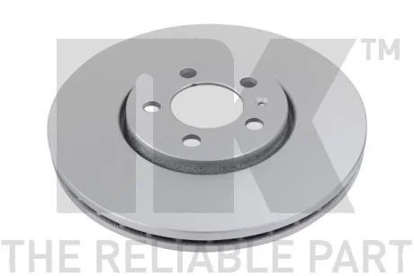 Диск гальмівний (передній) Skoda Fabia 99-/Rapid 13-/Roomster 06-15/VW Golf (288x25)(з покр.)(вент.) NK 314760 Купити в Україні