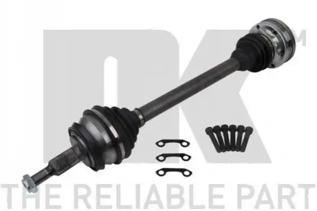Піввісь (передня) VW T5 1.9TDi/2.0 03-15 (L) (38x27x645) NK 5047123 Купити в Україні
