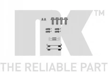 Фото Комплект монтажных тормозных колодок NK (7933878) изображение 1