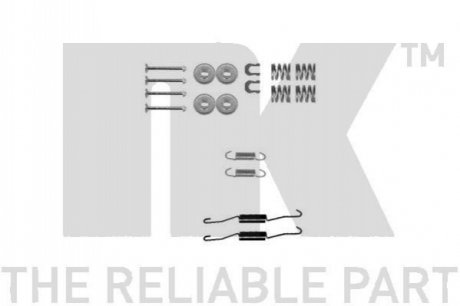 Монтажний набір гальмівних колодок NK 7945778