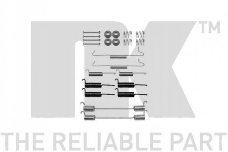 Монтажний набір гальмівних колодок NK 7947648