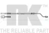 Фото Шланг гальмівний (задній) Audi A6/Skoda SuperB/VW Passat 97-08 (L) (L=188mm) NK (8547115) зображення 2