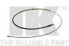 Фото Трос ручника (задній) Renault Megane 08- (1940mm) NK (9039151) зображення 1