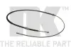 Фото Трос ручного тормоза RECZ. VW T. JETTA 1,4-2,5 10- LE/PR NK (9047145) изображение 1