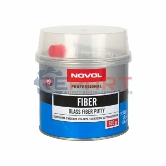 Шпаклівка зі скловолокном Fiber 600g NOVOL 1222