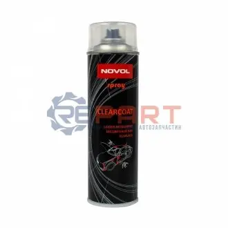 SPRAY CLEARCOAT (безбарвний лак) 500 ML 0,50л x6 NOVOL 34002