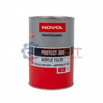 Грунт акриловий чорний Protect 300 (4+1 MS) 1L NOVOL 37041