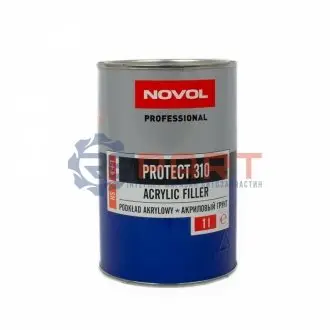 PROTECT 310 акриловий грунт 4+1 чорний 1,0л x6 NOVOL 37141