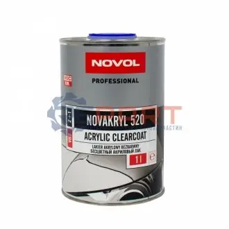 Безбарвний акриловий лак NOVAKRYL 520 (2+1 VHS) 1,0 л NOVOL 90031