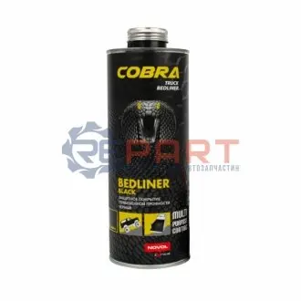 Захисне покриття COBRA BEDLINER BLACK 600 ml NOVOL 90363