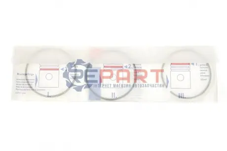 Кільця поршневі MB Sprinter 2.2/2.7CDI (88.00mm/STD) (2.5-2-3) = 8912740000 NPR 120010006800 Купити в Україні