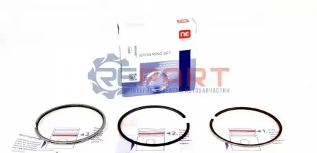 Кільця поршневі Ford Transit 2.5DI 91- (94.32mm/+0.65) (2.5-2-4) = 8921346500 NPR 120021003324 Купити в Україні