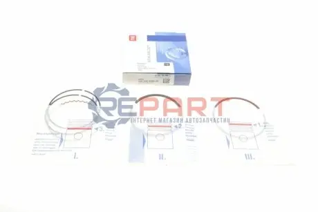 Кільця поршневі Opel Vectra 1.6i 95-02/Zafira 1.6 16V 99-05 (79.00mm/STD) (1.2-1.5-2.5) =8935510000 NPR 120 035 0046 00 Купити в Україні