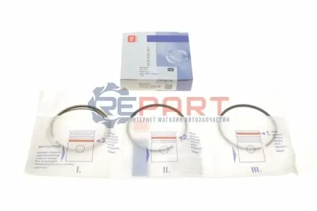 Кільця поршневі Citroen Jumper/Fiat Scudo/Ducato 1.9TD (83.00mm/STD) (3-2-3) = 8937440000 NPR 120037004400 Купити в Україні