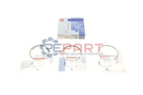 Кільця поршневі Renault Kangoo 1.2TCe 13- (72.20mm/STD) (1.2-1.5-2) = 8938200000 NPR 120 038 0021 00 Купити в Україні