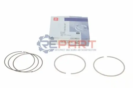 Кільця поршневі Seat Ibiza V 1.4 08- (76.50mm/STD) (1.2-1.2-2) = 8950960000 NPR 120050007900 Купити в Україні