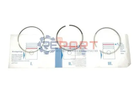 Кільця поршневі VW Golf VII/Passat 2.0TDI 12- (81.00mm/STD) (1.75-2-2) = 8950060000 NPR 120050008800 Купити в Україні