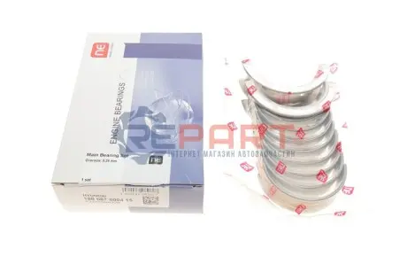 Вкладиші корінні Hyundai Accent/Getz 1.5 CRDi 02-05 (+0.25) NPR 180 087 0004 15 Купити в Україні