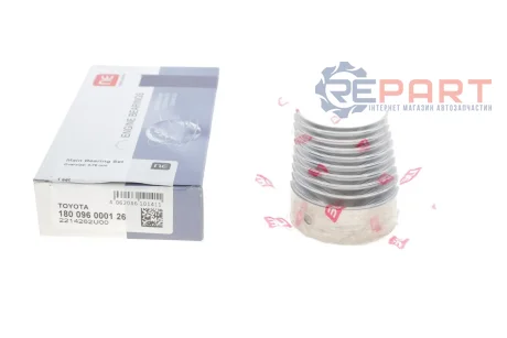 Вкладиші корінні Toyota Corolla/Starlet/Townace 1.0 (2K/4K/5K) 82-86 (+0.75) = 6096047500 NPR 180 096 0001 26