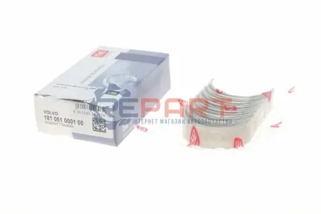 Вкладиші шатунні Ford Fiesta V/Focus II 1.6TDCi/Citroen Berlingo 1.6 HDI (STD) = 6151650000 NPR 181 051 0001 00 Купити в Україні