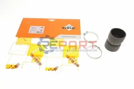 Фото Патрубок інтеркулера Citroen Berlingo/Peugeot Partner 1.6HDI 08- NRF (166175) зображення 1