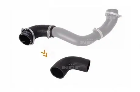 Патрубок інтеркулера Ford Focus/Kuga 2.0 TDCi 08-19 NRF 166207 Купити в Україні
