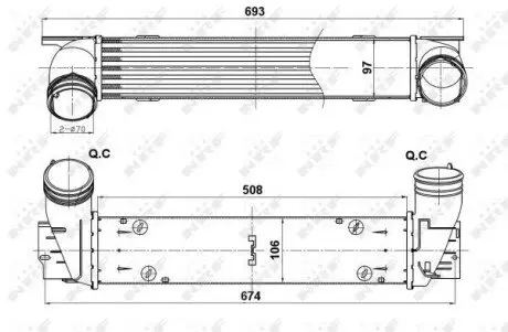 Автозапчасть NRF 30385