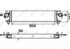 Радиатор интеркулера NRF 30510 (фото 5)