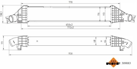 Автозапчасть NRF 309083