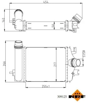 Інтеркулер NRF 309125