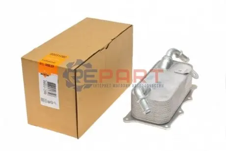 Фото Радіатор масляний Porsche Panamera 11-16/Cayenne 3.6-4.8 i/3.0 E-Hybrid 10- (теплообмінник) NRF (31290) зображення 1