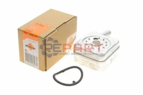 Радіатор масляний VW Caddy 1.4-1.6/1.9 TDI/ T4 1.9-2.5 TDI (теплообмінник) NRF 31304 Купити в Україні