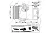 Фото Компресор кондиціонера Opel Astra H/Zafira B 1.7D 04- NRF (32428) зображення 5