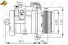 Фото Компресор кондиціонера Land Rover Range Rover III 4.4/3.0D 02- (5PK) NRF (32432) зображення 5