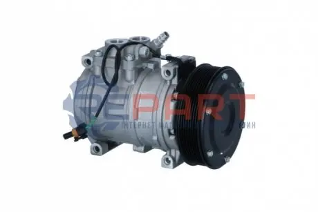 Компресор кондиціонера 24В (R134a) JOHN DEERE 300D, 310D, 315D, 410D, 4700, 510D, 5210, 5220, 5310, 5320, 5320N, 5410, 5420, 5420N, 5510, 5520, 5520N, 6100, 6200, 6300, 6400, 6403, 6506, 6600 NRF 32662