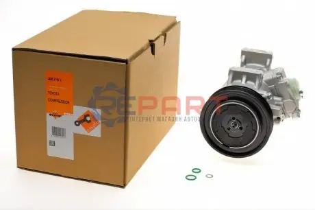 Фото 1 — Компресор кондиціонера Toyota Auris 07-12/Corolla 06-14/Avensis 1.6/1.8/2.0 08-18 NRF (32741) Фото Компресор кондиціонера Toyota Auris 07-12/Corolla 06-14/Avensis 1.6/1.8/2.0 08-18 NRF (32741) зображення 1