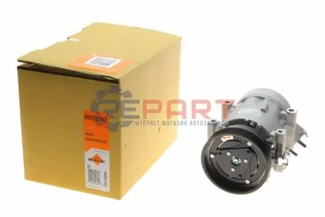 Компресор кондиціонера DACIA DUSTER, LOGAN, LOGAN EXPRESS, LOGAN MCV, SANDERO LADA LARGUS RENAULT CLIO II, DUSTER, LOGAN EXPRESS, LOGAN I, SANDERO/STEPWAY I 1.4-1.6LPG 09.98 NRF 32742 Купити в Україні