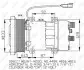Компресор кондиціонера CLAAS XERION 10.6D/12.8D 01.13 NRF (32758) зображення 1
