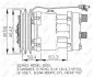 Компресор кондиціонера DEUTZ FAHR AGROCOMPACT F, AGROFARM, AGROLUX, AGROPLUS, AGROSUN, AGROTRAC, AGROTRON, AGROTRON NEW, AGROTRON X, DX, INTRAC SAME IRON 3.2D-D NRF (32767) зображення 1