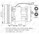 Компресор кондиціонера (R134a), CATERPILLAR 924G, 928G, 930G, 950G, 953B, 962G, 973C NRF (32879) зображення 1