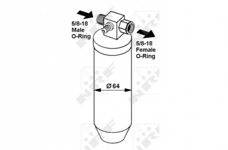 Осушувач кондиціонера NRF 33068