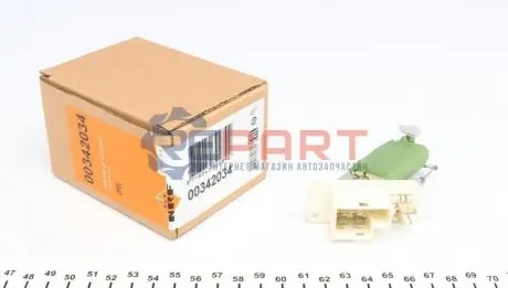 Реостат пічки Opel Astra F/G/Vectra A 1.2-2.5 NRF 342034 Купити в Україні